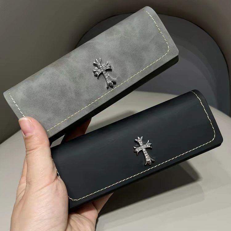 Chrome Hearts Cross Portable Retro Sunglasses Case