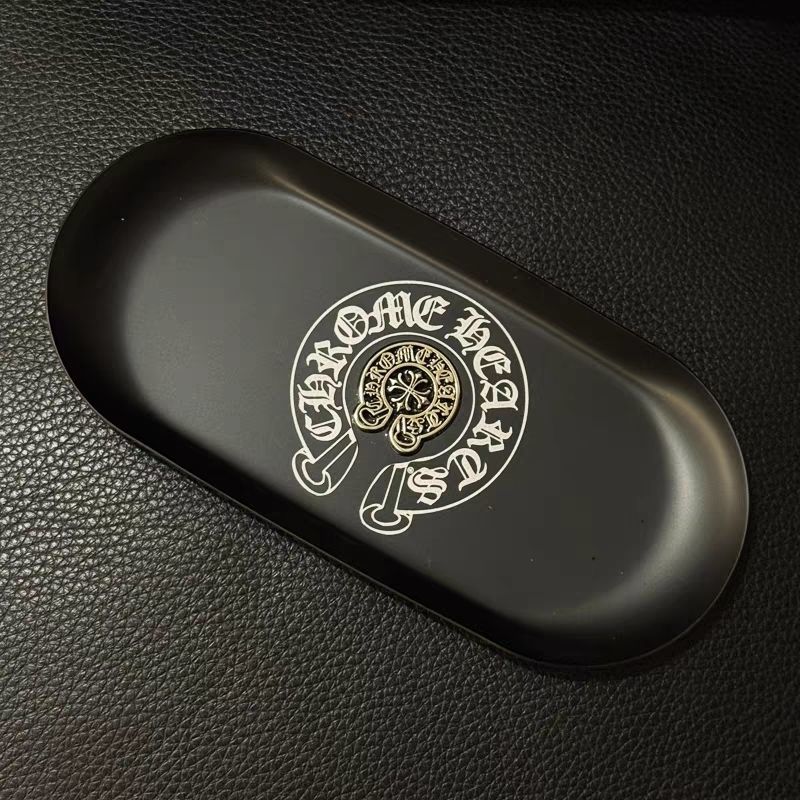 Chrome Hearts Stainless Steel Oval Metal Storage Tray