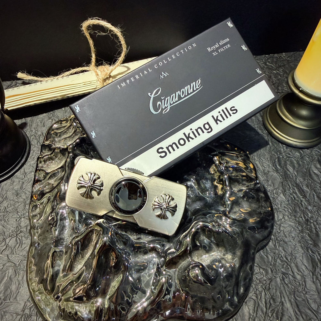 Chrome Hearts Style Fidget Spinner Lighter