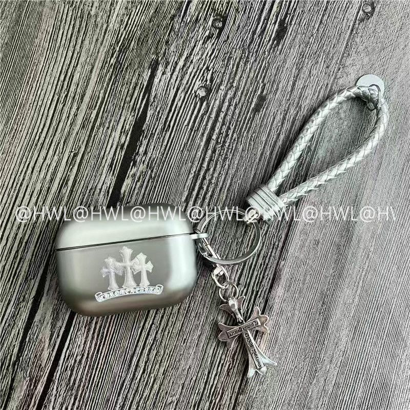 Chrome Hearts Pattern Apple Earphone Protective Case