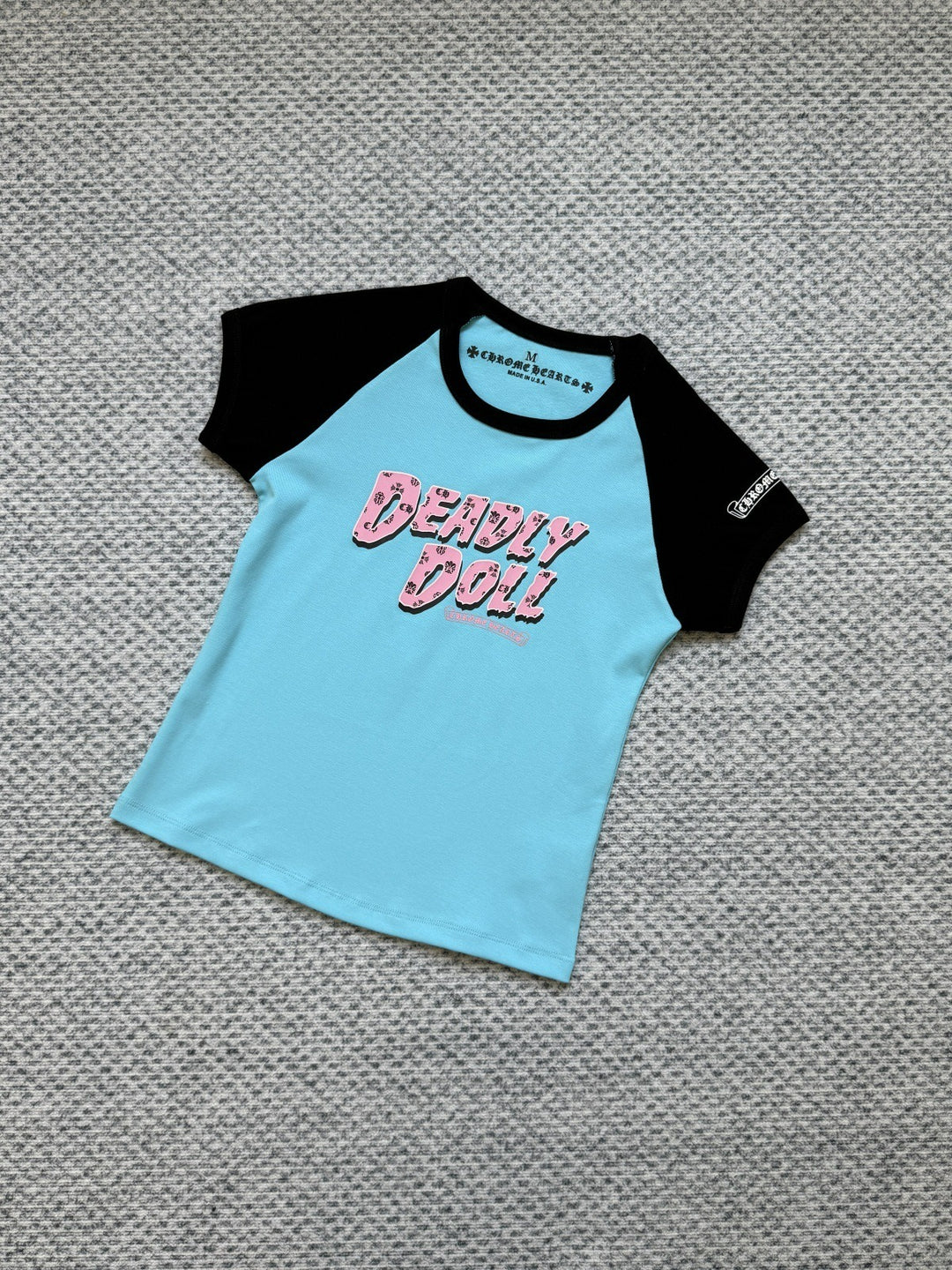 Chrome Hearts deadly doll cartoon goddess print short-sleeved T-shirt