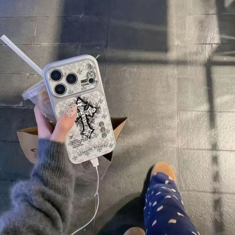 Chrome Hearts Painted Design iPhone Case