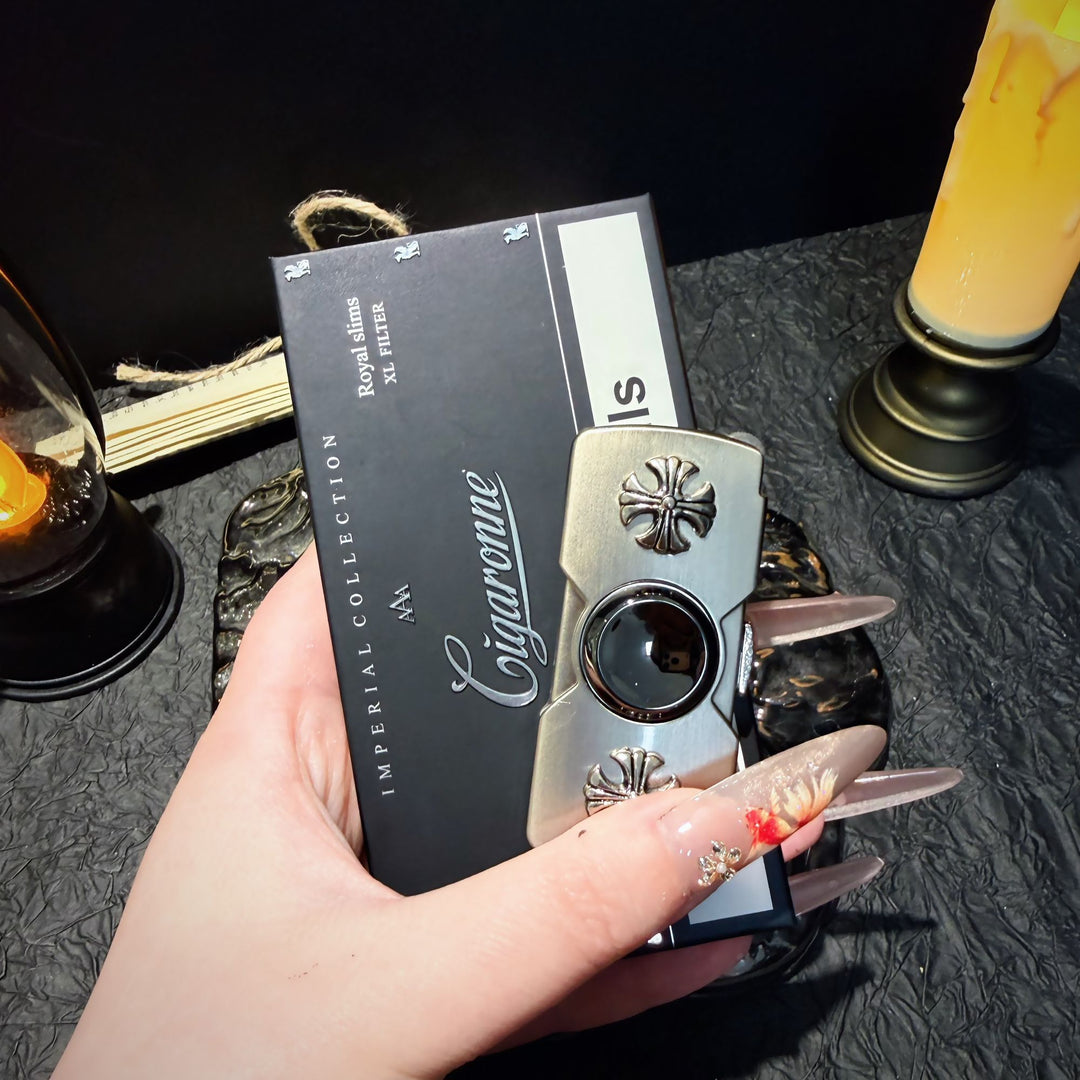 Chrome Hearts Style Fidget Spinner Lighter