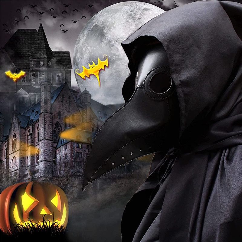 Halloween plague doctor 3-piece set