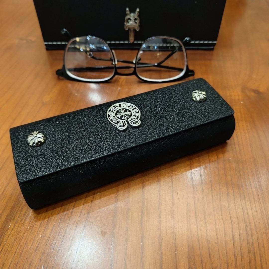 Chrome Hearts Handcrafted Glasses Case for Daily Storage
