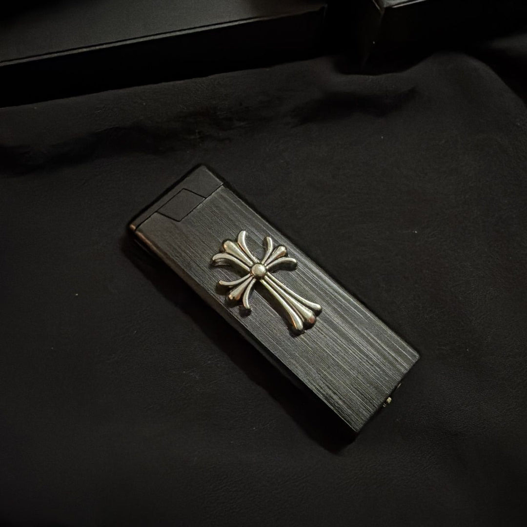 Chrome Hearts Durable Metal Flint-Wheel Lighter