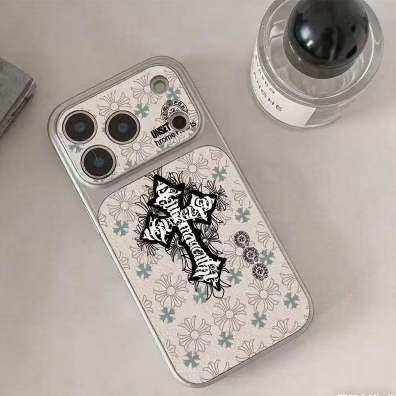 Chrome Hearts Painted Design iPhone Case