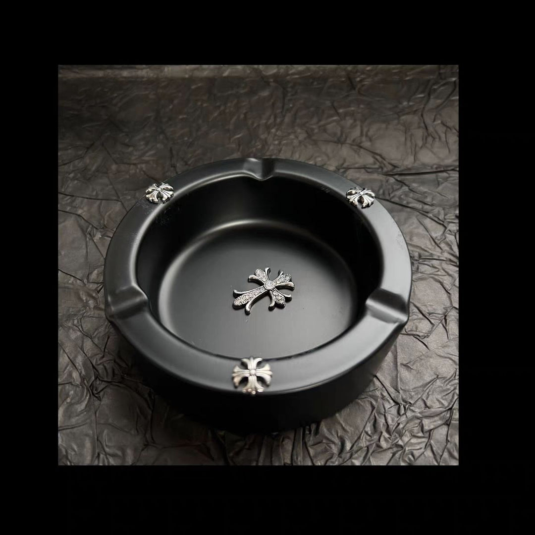 Chrome Hearts Vintage Stainless Steel Minimalist Ashtray