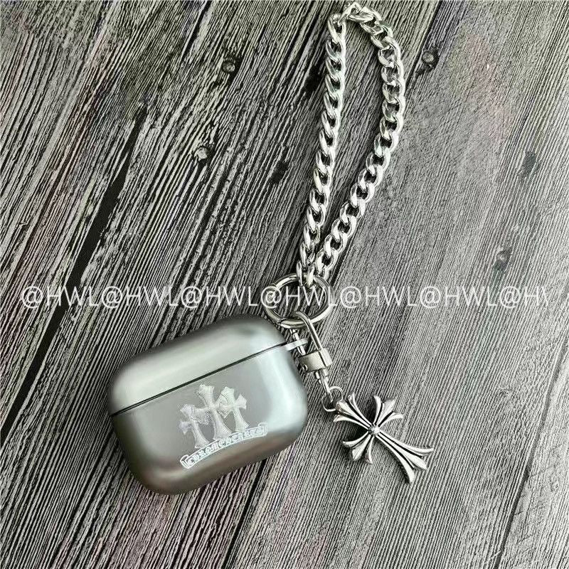 Chrome Hearts Pattern Apple Earphone Protective Case