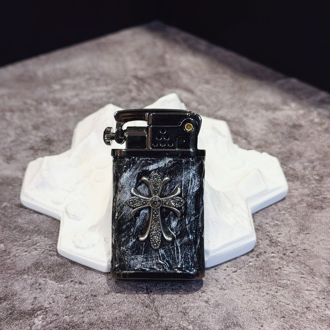 Chrome Hearts-Inspired Windproof Retro Lighter
