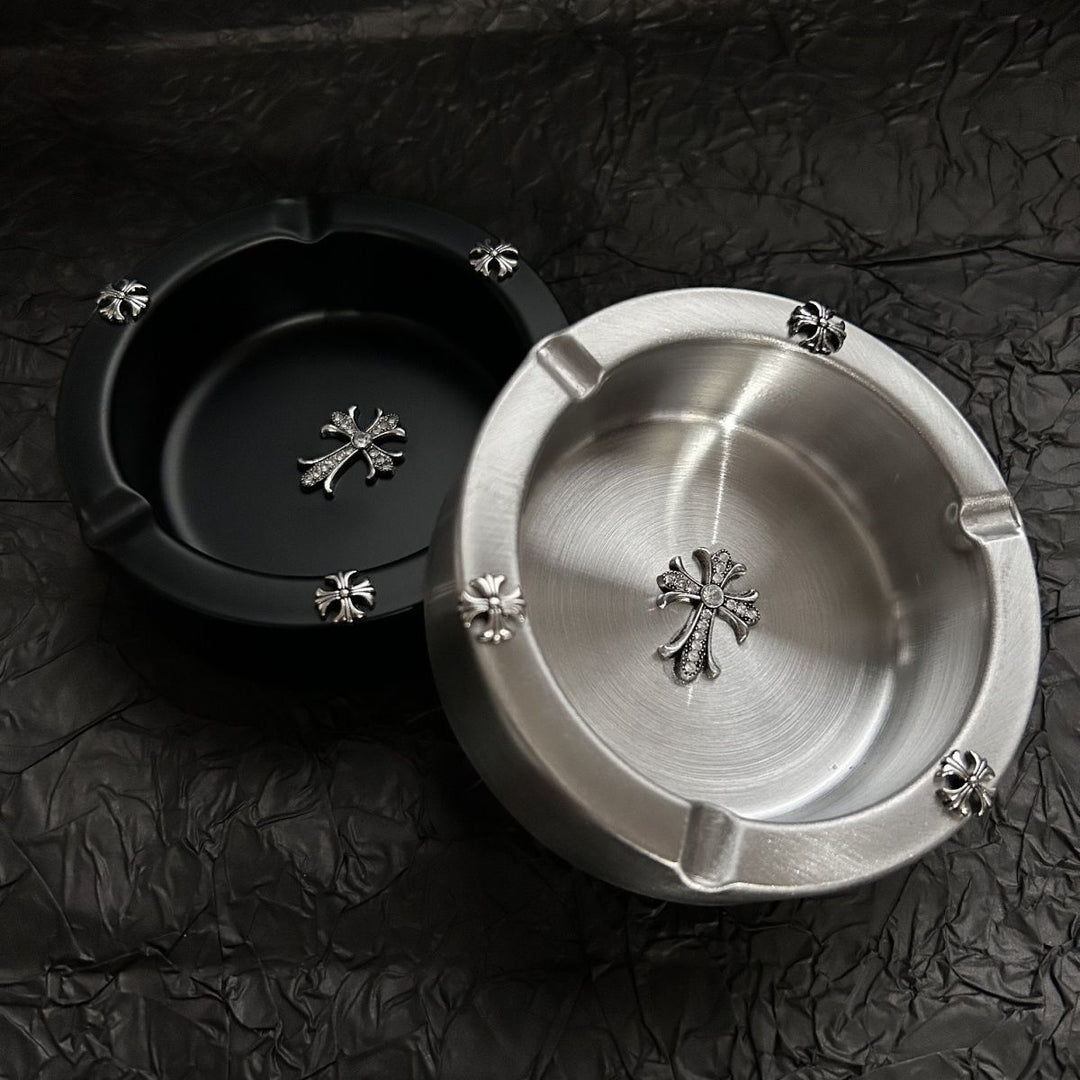 Chrome Hearts Vintage Stainless Steel Minimalist Ashtray