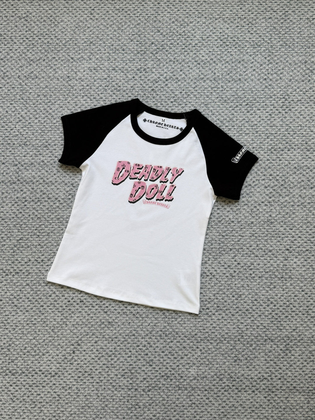 Chrome Hearts deadly doll cartoon goddess print short-sleeved T-shirt