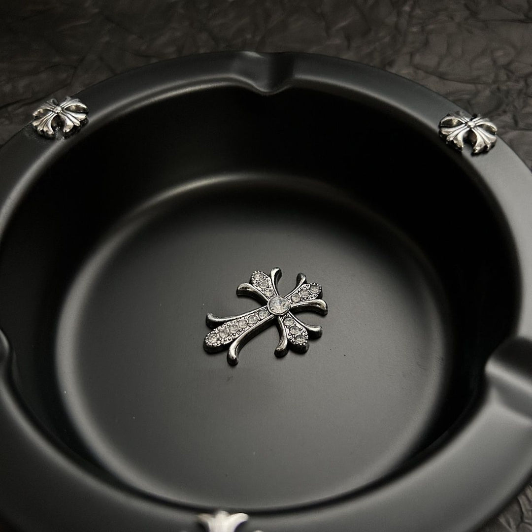 Chrome Hearts Vintage Stainless Steel Minimalist Ashtray