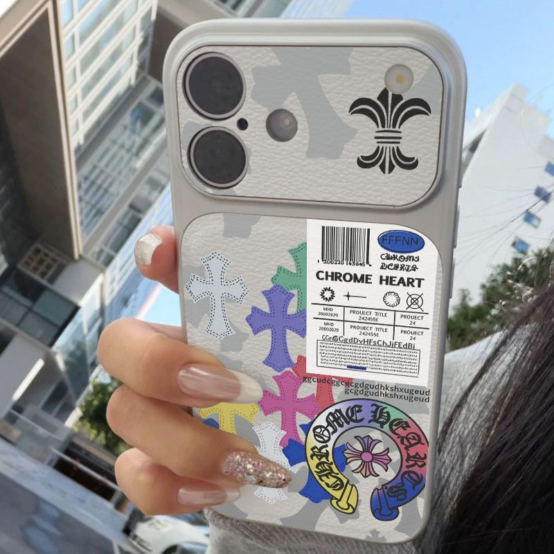 Chrome Hearts "Full-Screen Cross" iPhone Case