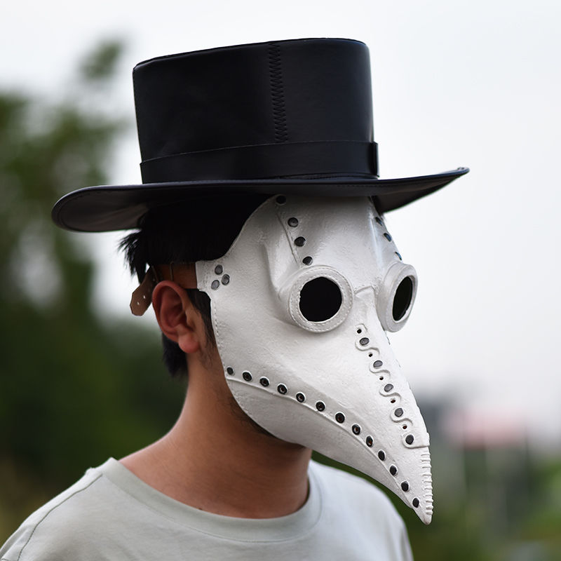 Halloween punk plague crow headgear