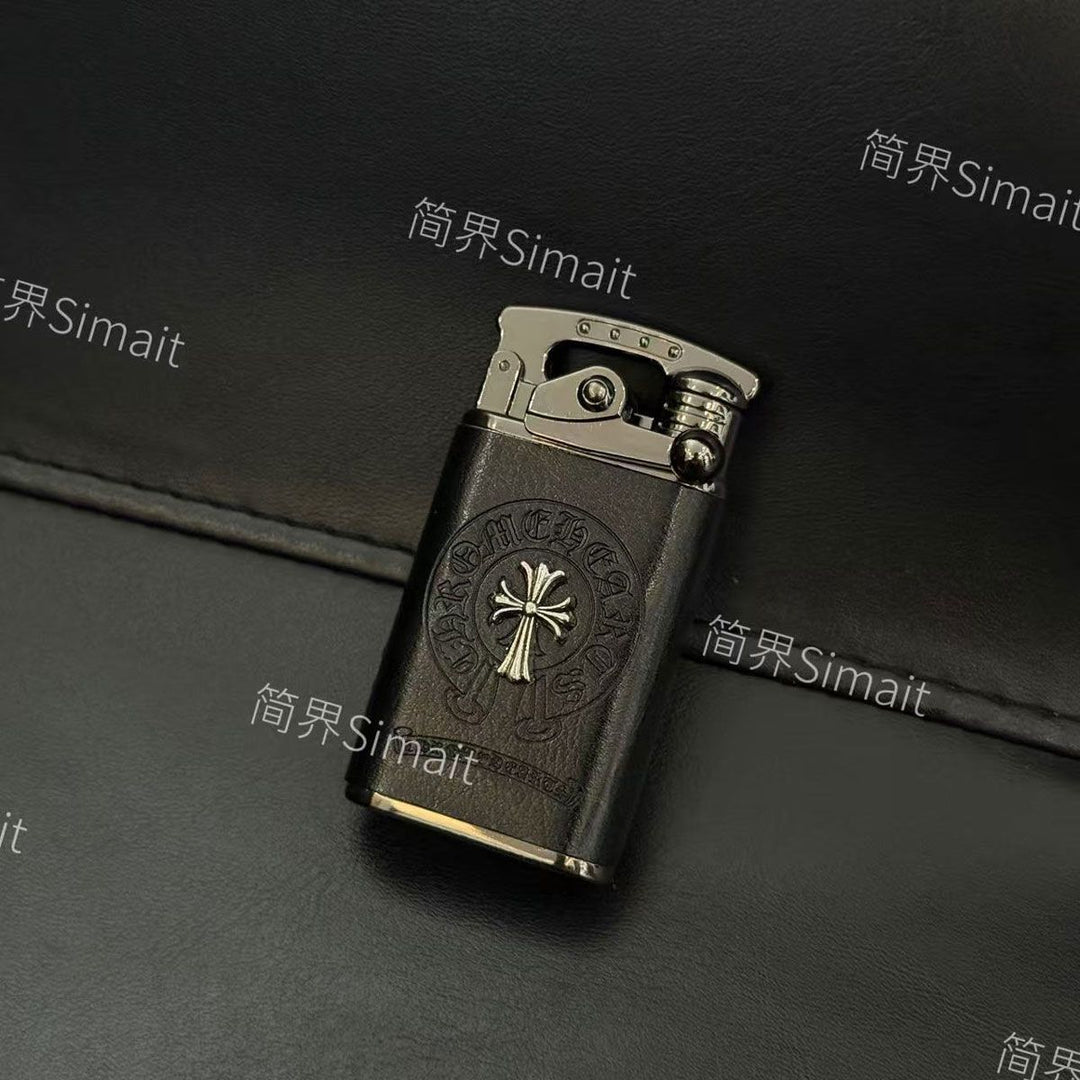 Chrome Hearts Black Jet-Flame Lighter