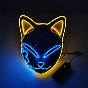 Halloween Demon Slayer Led luminous mask