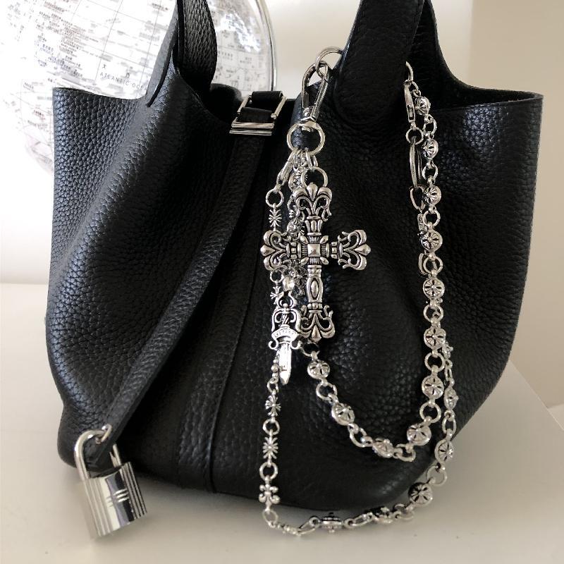 Chrome Hearts dagger double-layer bag chain