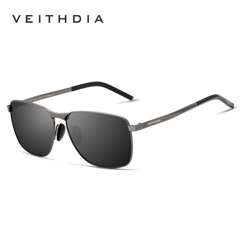 Laser-etchable men's polarized anti-UV sunglasses