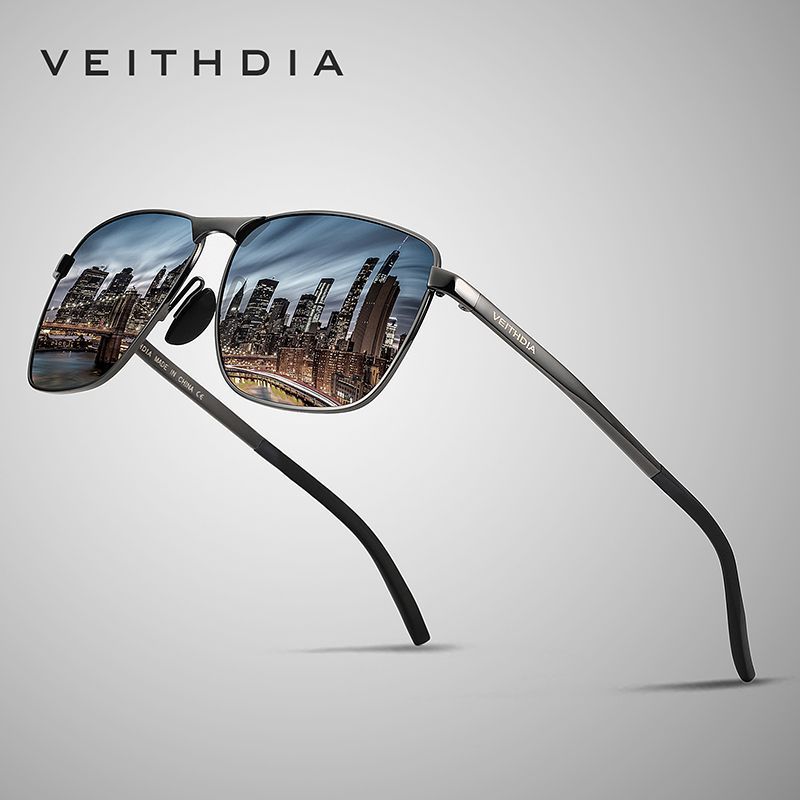 Laser-etchable men's polarized anti-UV sunglasses
