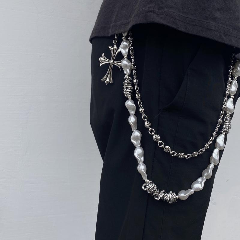 Chrome Hearts Pearl Bag Chain