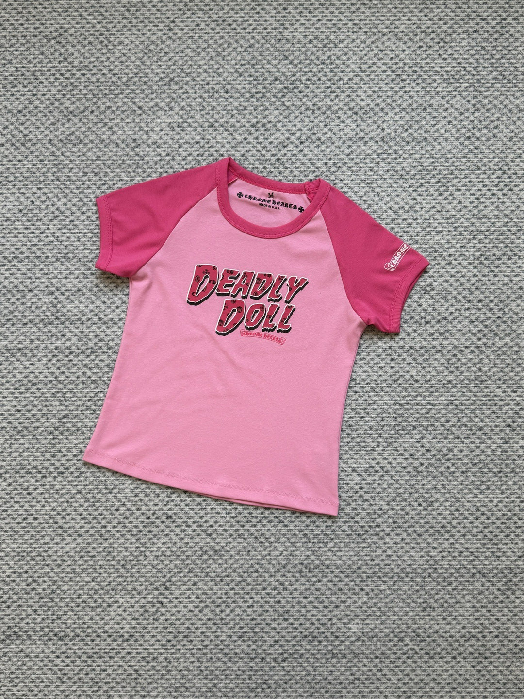 Chrome Hearts deadly doll cartoon goddess print short-sleeved T-shirt