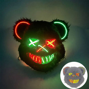 Halloween luminous bear mask