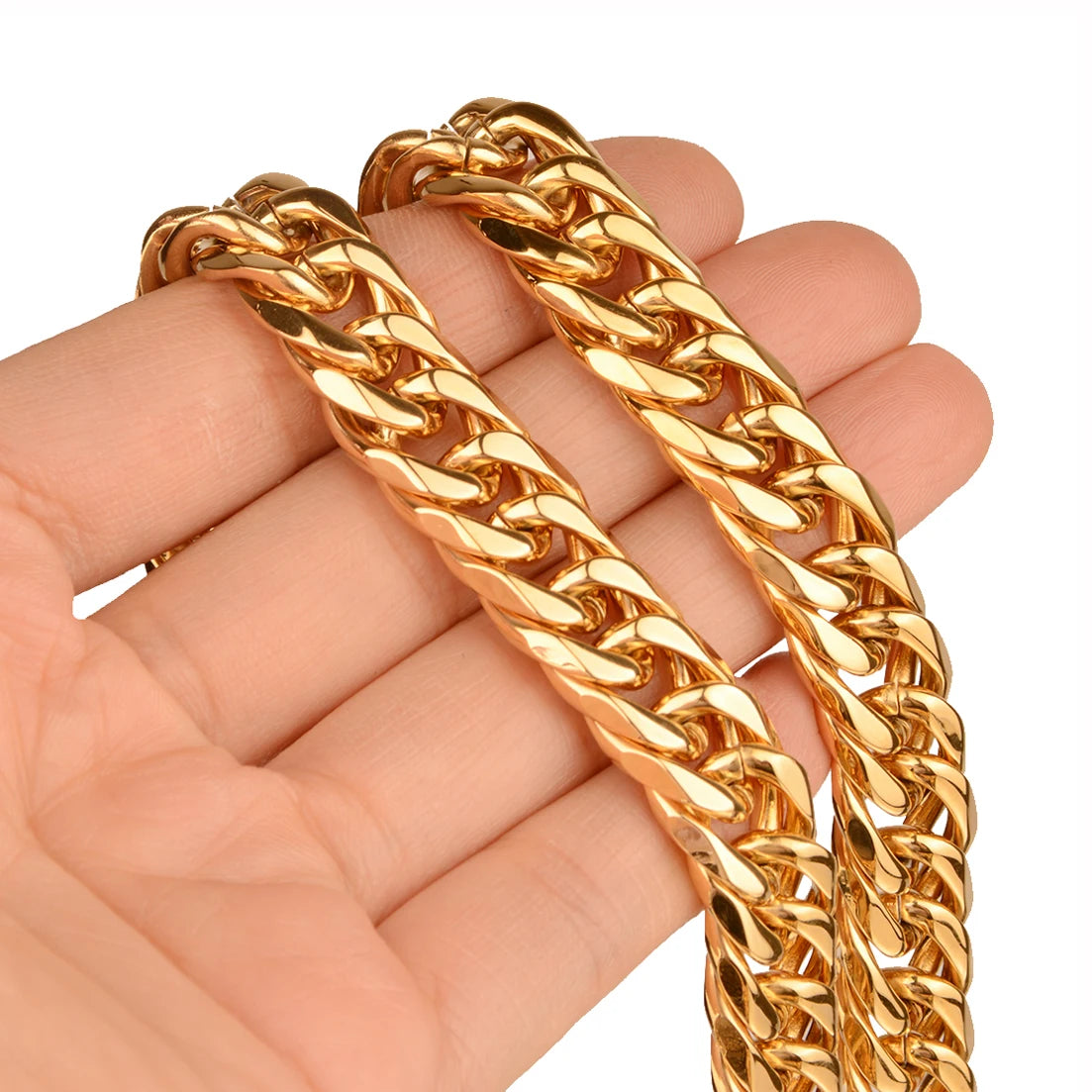 chunky gold chain necklace