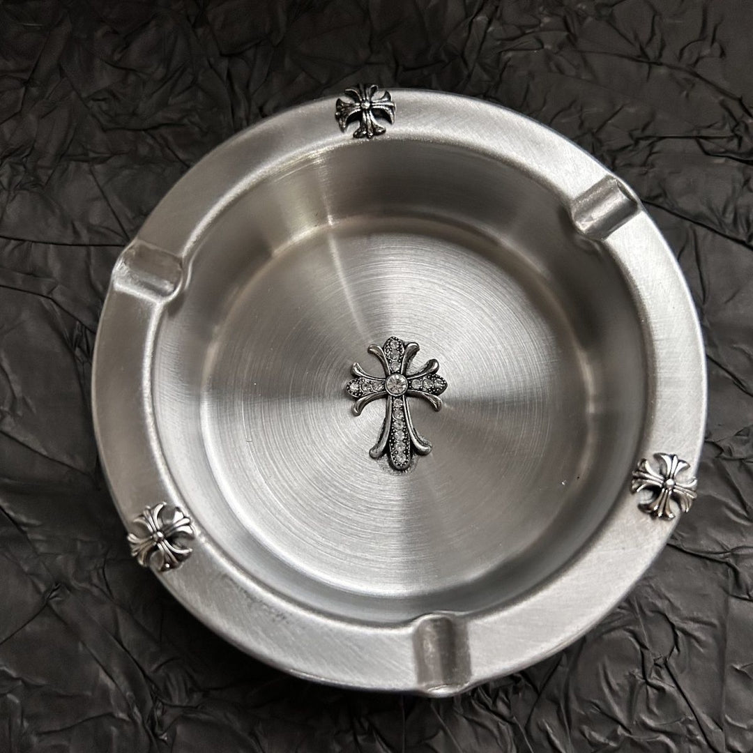 Chrome Hearts Vintage Stainless Steel Minimalist Ashtray