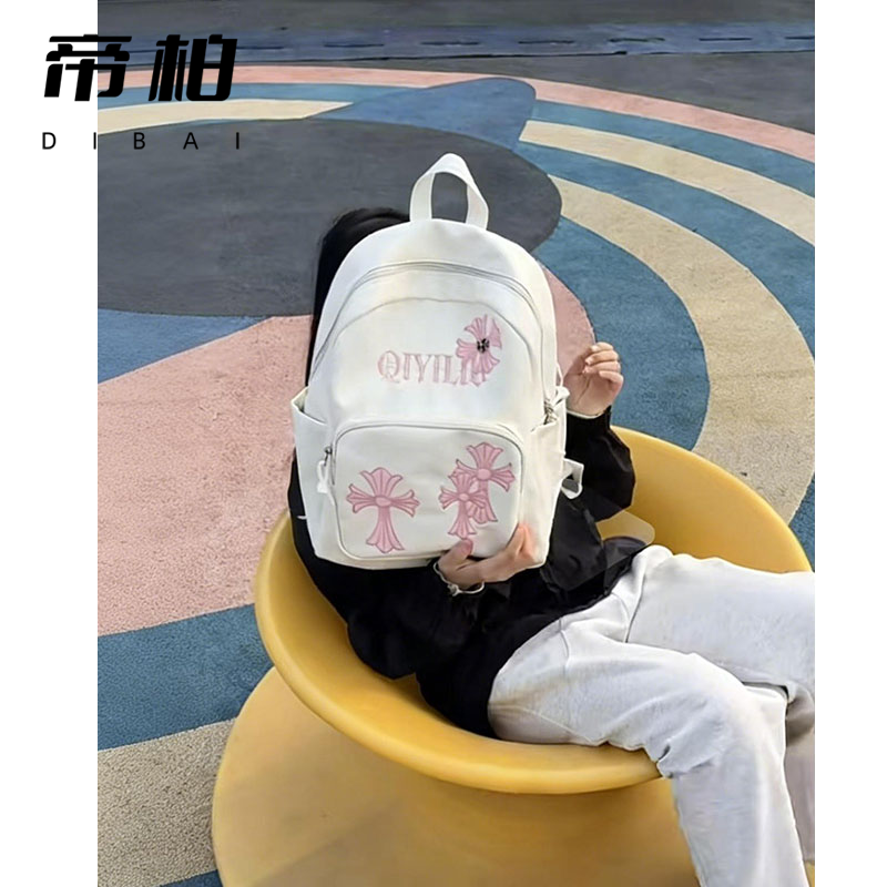 Chrome Hearts Backpack with Letter Embroidery