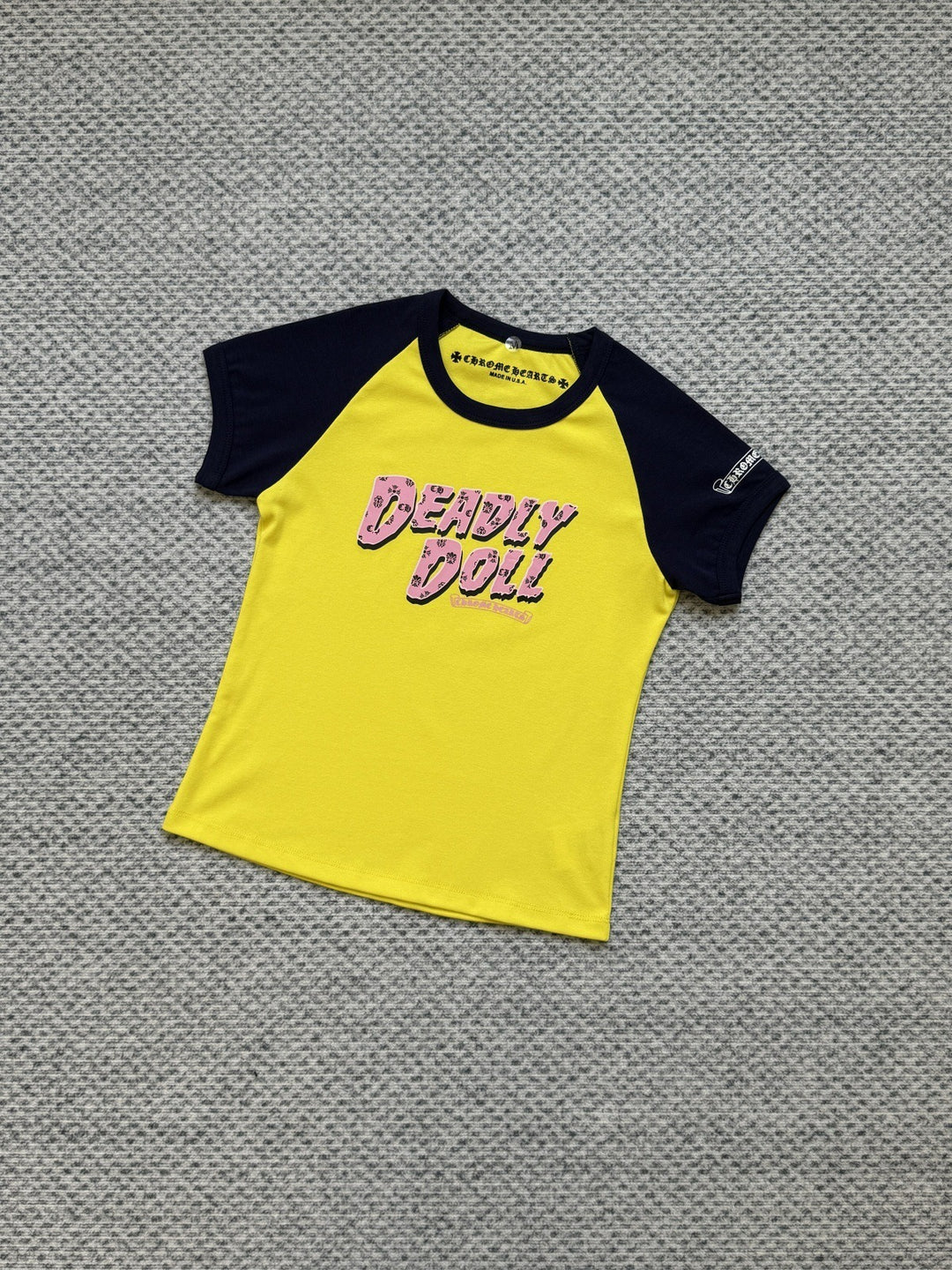 Chrome Hearts deadly doll cartoon goddess print short-sleeved T-shirt