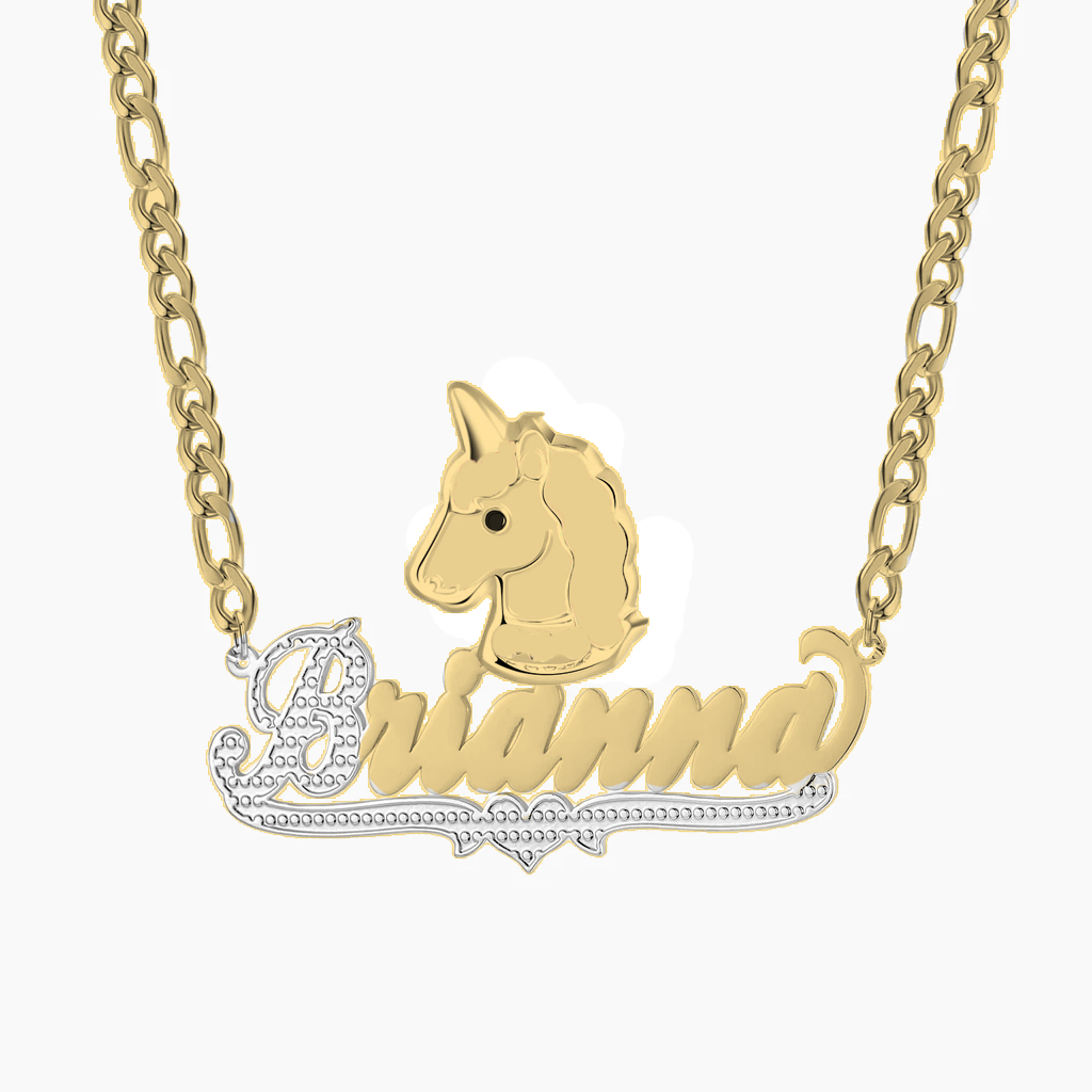 Unicorn Personalized Custom Name Necklace