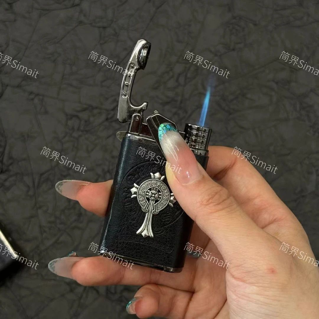 Chrome Hearts Black Jet-Flame Lighter