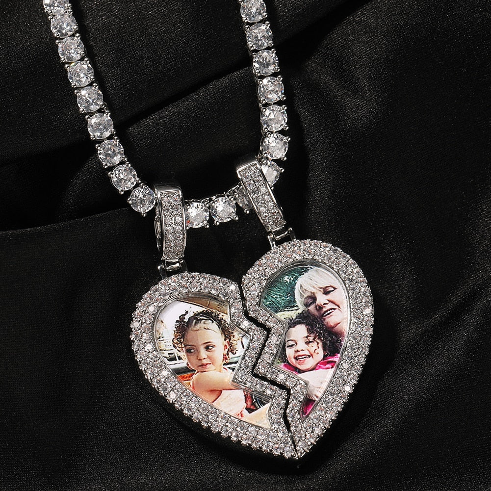 Broken Heart Photo 2 Pictures Pendant