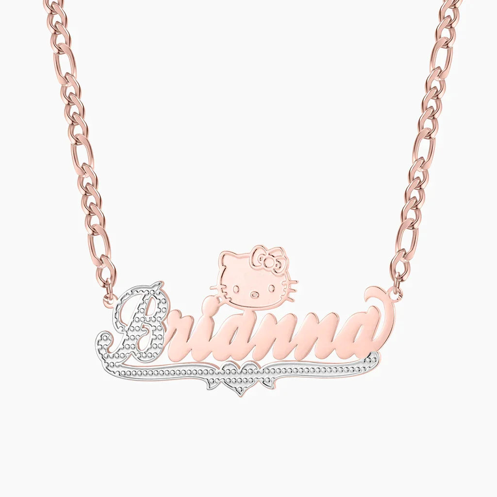 hello kitty custom name necklace