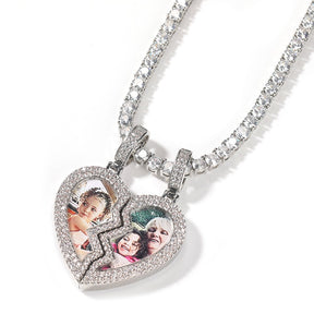 double picture necklace