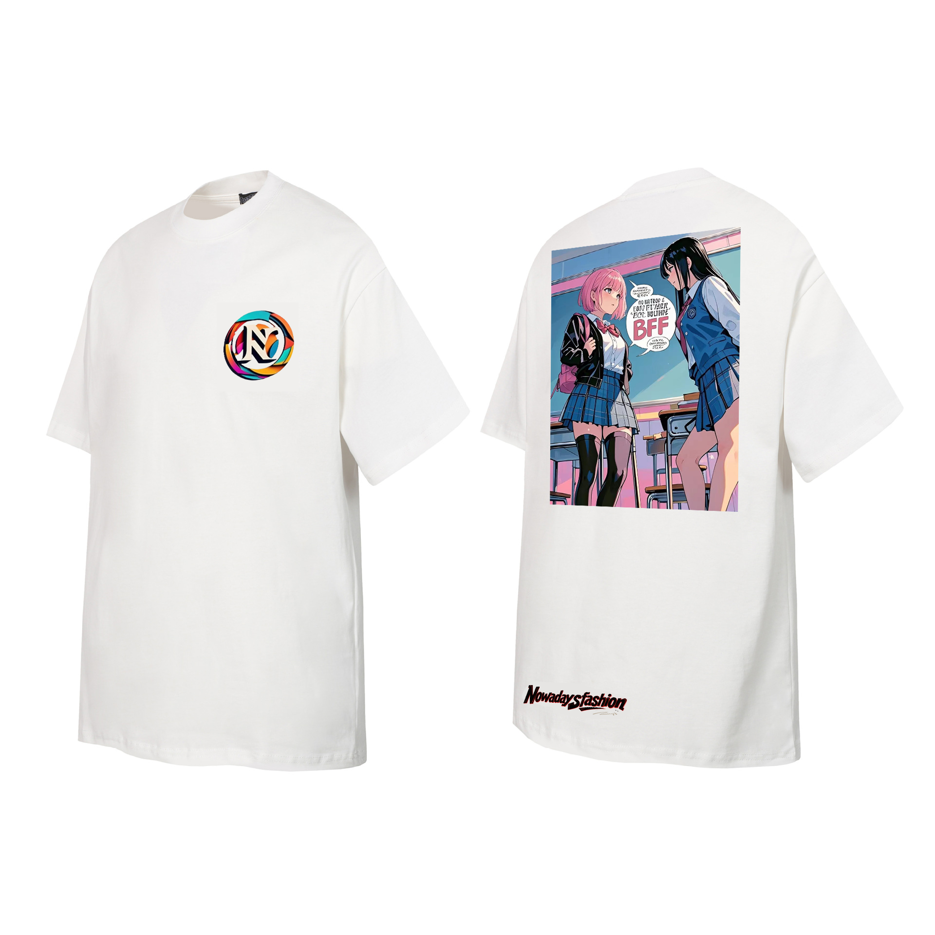 BFF T-shirt display images