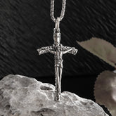 Christian Good Friday Cross Amulet Pendant Necklace