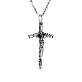 Christian Good Friday Cross Amulet Pendant Necklace