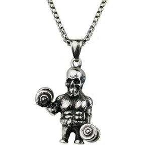 Boxing Glove Pendant Necklace Hip Hop Necklace Sports Fitness Gift