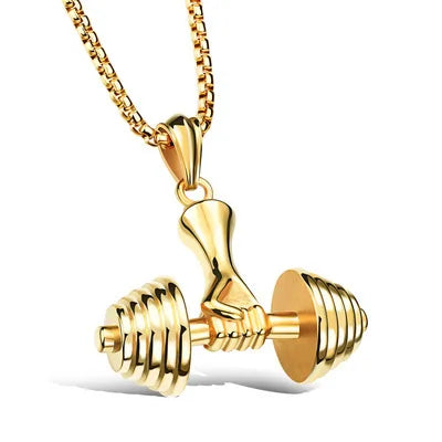 Boxing Glove Pendant Necklace Hip Hop Necklace Sports Fitness Gift