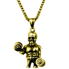 Boxing Glove Pendant Necklace Hip Hop Necklace Sports Fitness Gift