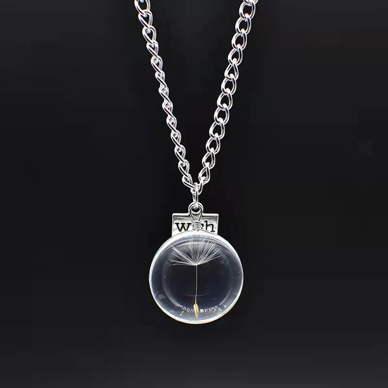 dandelion necklace