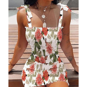 Floral Tight Camisole Dress For Women