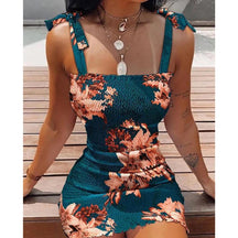 Floral Tight Camisole Dress For Women