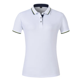 Golf Women's Polo Shirt Lapel Slim Fit Short Sleeve