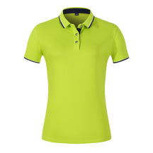 Golf Women's Polo Shirt Lapel Slim Fit Short Sleeve