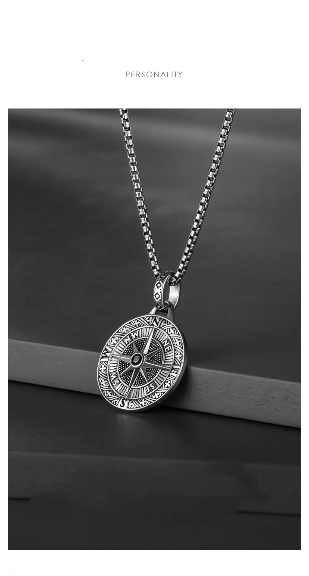 compass necklace