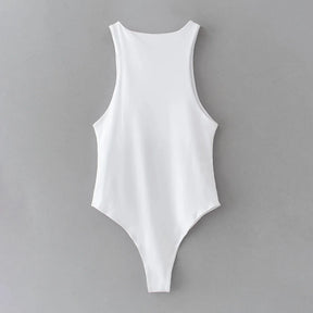 summer solid sexy bodycon women bodysuits