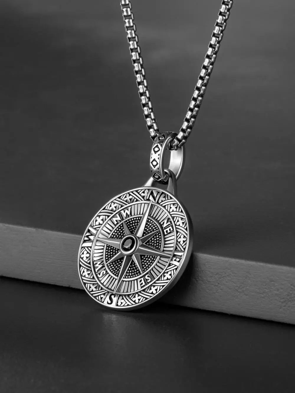 compass necklace